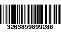 Código de Barras 3263859899288