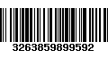 Código de Barras 3263859899592