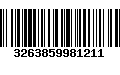 Código de Barras 3263859981211