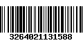 Código de Barras 3264021131588