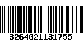 Código de Barras 3264021131755