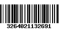 Código de Barras 3264021132691