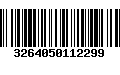 Código de Barras 3264050112299