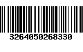 Código de Barras 3264050268330