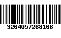 Código de Barras 3264057268166