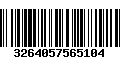 Código de Barras 3264057565104