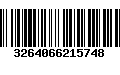 Código de Barras 3264066215748