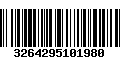 Código de Barras 3264295101980