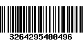 Código de Barras 3264295400496