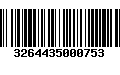 Código de Barras 3264435000753