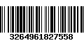 Código de Barras 3264961827558