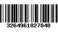 Código de Barras 3264961827848