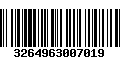 Código de Barras 3264963007019