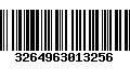 Código de Barras 3264963013256