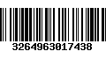 Código de Barras 3264963017438