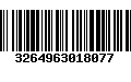 Código de Barras 3264963018077