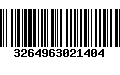 Código de Barras 3264963021404