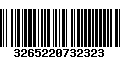 Código de Barras 3265220732323