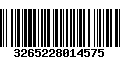 Código de Barras 3265228014575