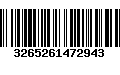 Código de Barras 3265261472943