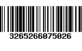 Código de Barras 3265266075026