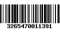 Código de Barras 3265470011391