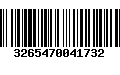 Código de Barras 3265470041732