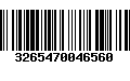 Código de Barras 3265470046560