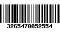 Código de Barras 3265470052554