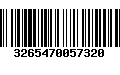 Código de Barras 3265470057320