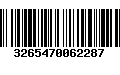 Código de Barras 3265470062287