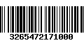 Código de Barras 3265472171000