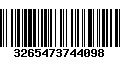 Código de Barras 3265473744098