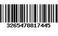 Código de Barras 3265478817445