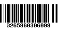 Código de Barras 3265960306099