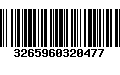 Código de Barras 3265960320477