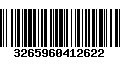 Código de Barras 3265960412622