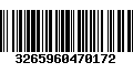 Código de Barras 3265960470172