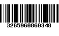 Código de Barras 3265960860348