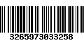 Código de Barras 3265973033258