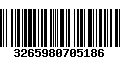 Código de Barras 3265980705186