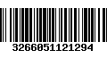 Código de Barras 3266051121294