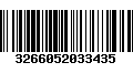 Código de Barras 3266052033435