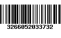 Código de Barras 3266052033732