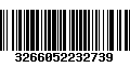 Código de Barras 3266052232739