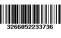 Código de Barras 3266052233736