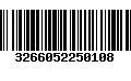 Código de Barras 3266052250108