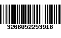 Código de Barras 3266052253918