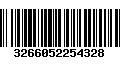 Código de Barras 3266052254328