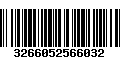 Código de Barras 3266052566032